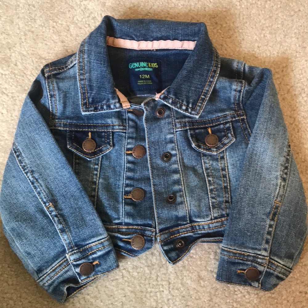 Baby Girls 12m OshKosh Denim Jacket